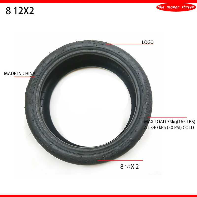 CST 8.5 inch 8 1/2X2 Inner Tube and Outer Tire Pneumatic Tyre For Xiaomi Mijia M365 Scooter Durable Replacementr