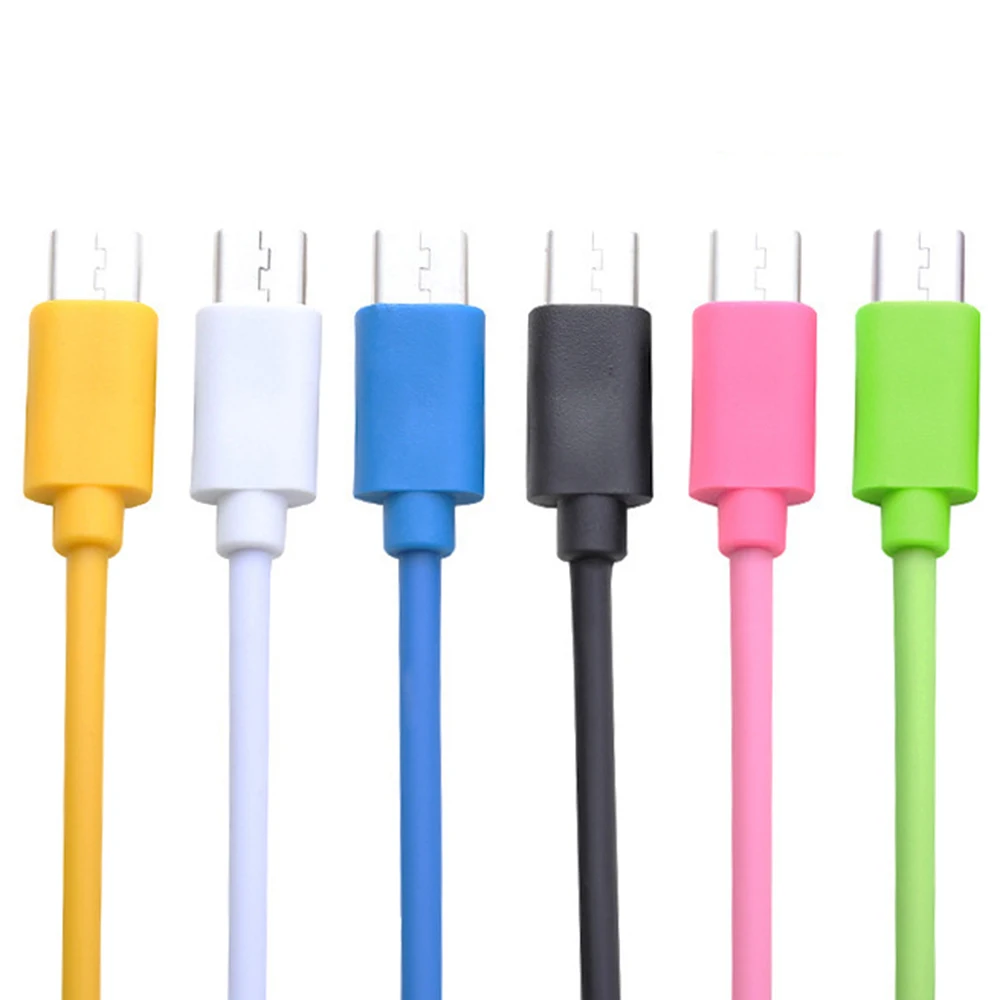 10pcs/lot Colorful 1M 2M 3M Long USB Type C Cable Fast Charging USB C Cable Type C Cord Charger USB C for Samsung Huawei Xiaomi