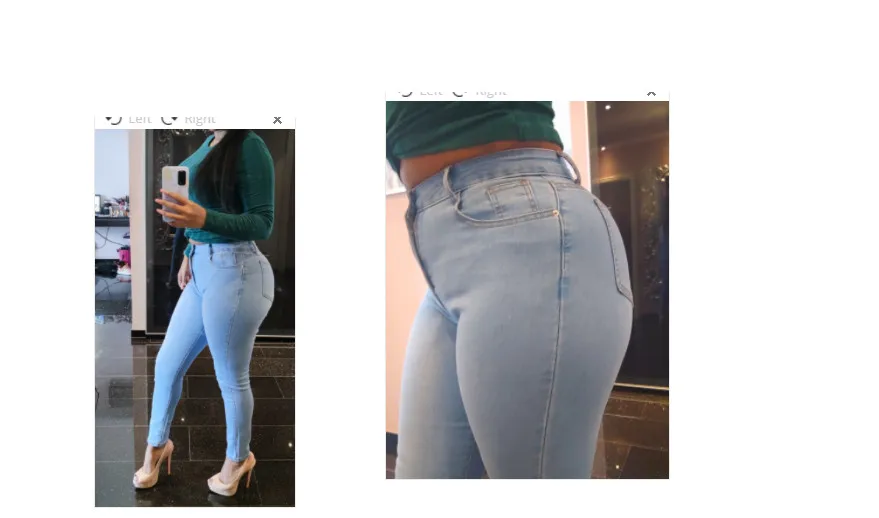 Curvy Ass Jeans für Damen, hohe Taille, Po-Lift-Denim-Hose, dehnbar, super gut, Stretch-Po, Columbia Sharping Ass Jeans, großes Mädchen – Detail 5