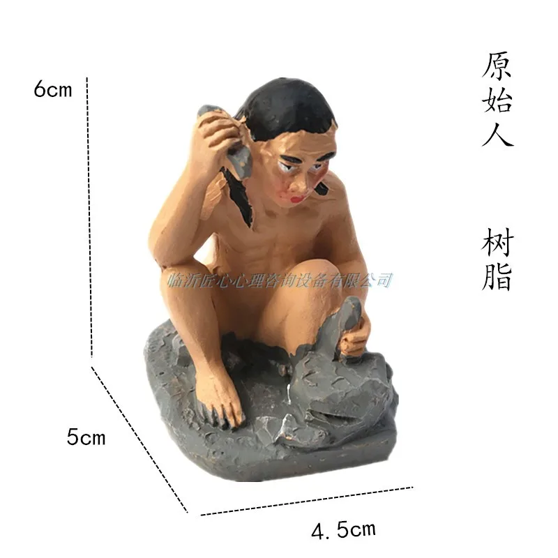 Psychological sandbox  therapy consultation  sand model figure savage