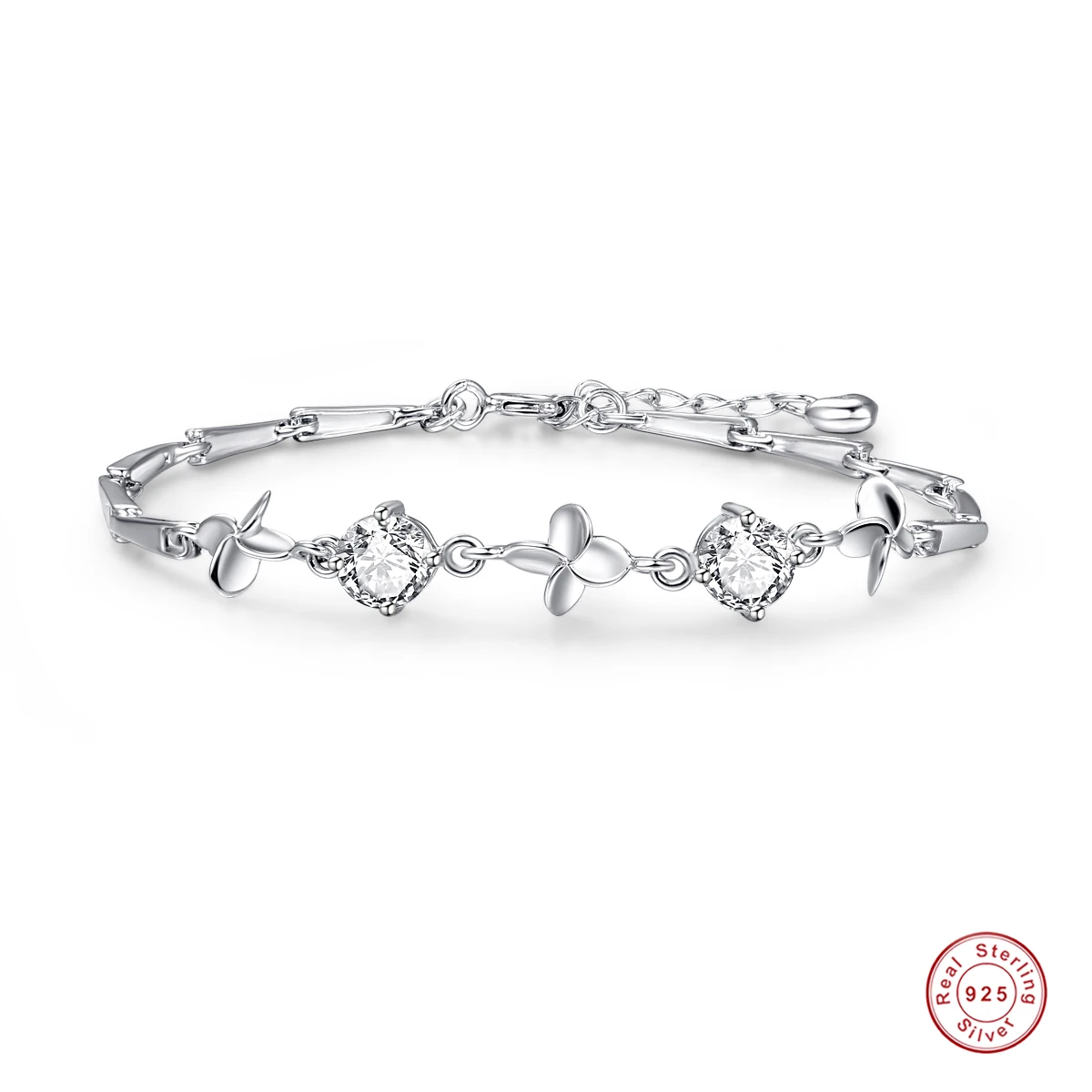 

Женский браслет из серебра 925 пробы, с цирконом