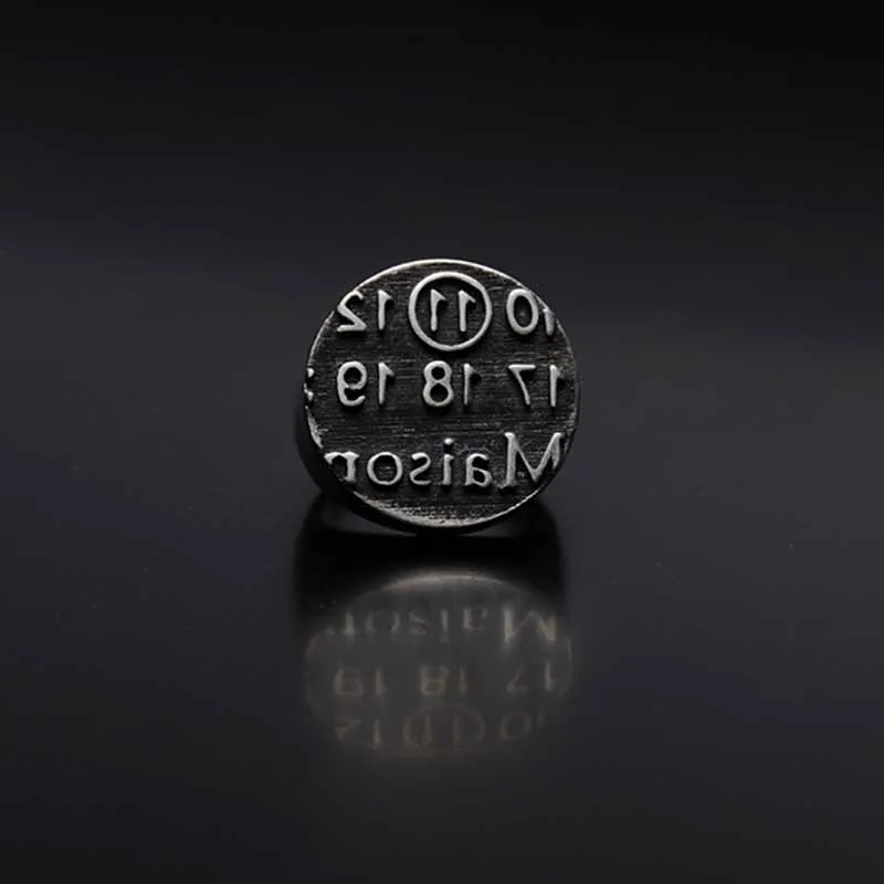 Punk Rock Retro Design Number Rings For Man Women  Jewelry Stainless Steel Best Friend Party Gifts Bague Femme OSR554