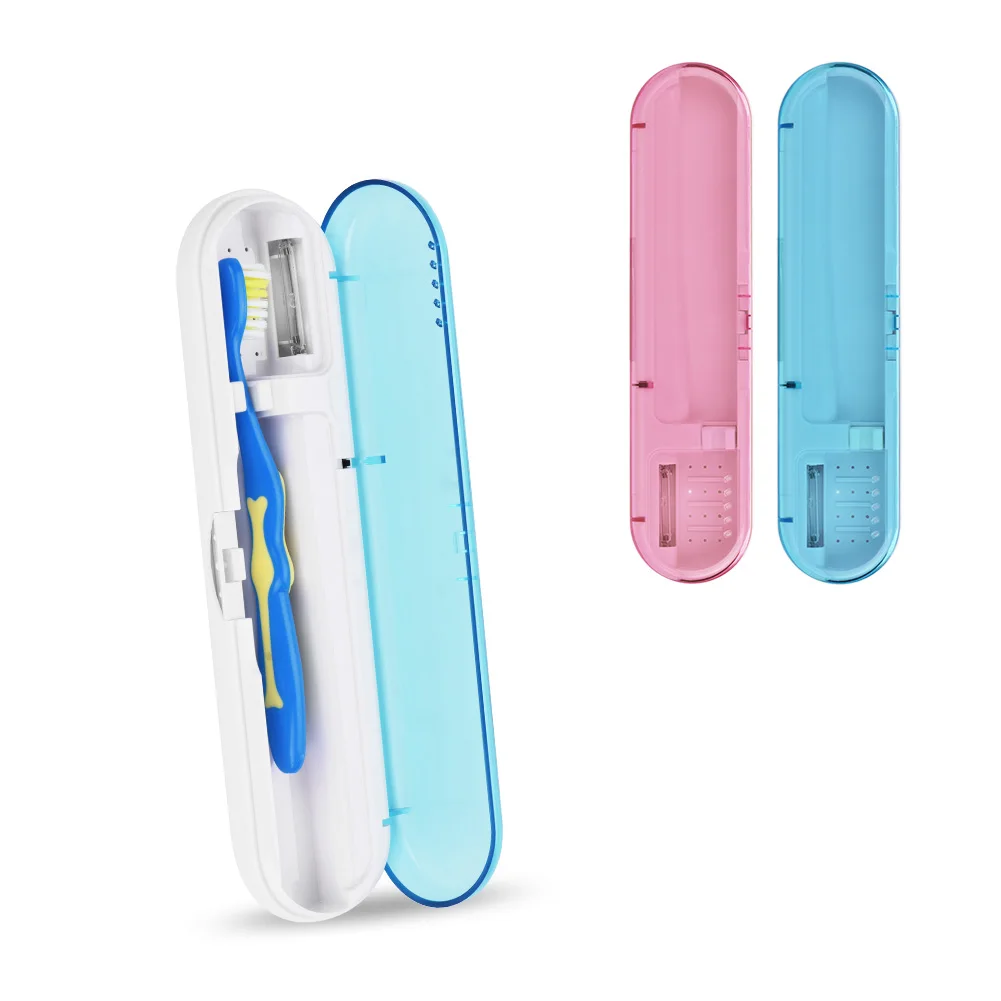 1Pcs Portable USB Battery Charging Antibacteria Light Toothbrush Sterilizer Cleaner Ultraviolet Sterilizer Case Smart  Home