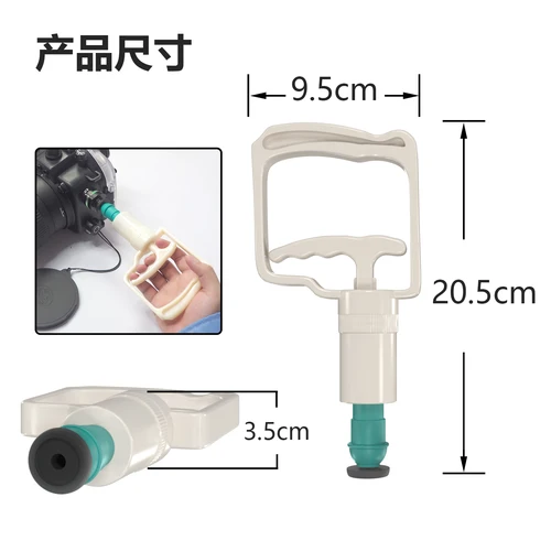 Imagen 2 del producto Sistema de control de fugas al vacío de tamaño grande para cámara de buceo, carcasa subacuática, cubierta impermeable, accesorios de fotografía