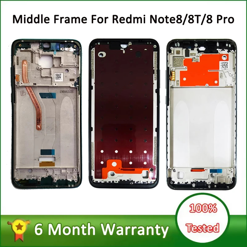 

Middle Frame For Xiaomi Redmi Note 8 Pro Middle Frame Housing Bezel Note8 Pro LCD Frame Parts For Redmi Note 7 Note 8T