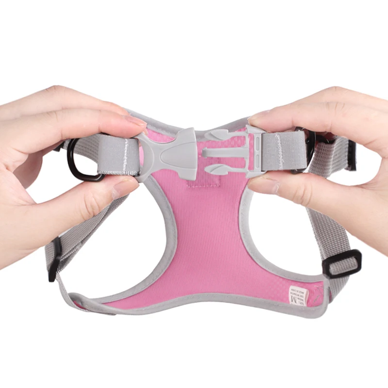 Adjustable Pet Dog Vest Harnesses for Small Medium Dogs Mesh Reflective Dog Harness Poodle Shih Tzu Accessories Mascota Supplies