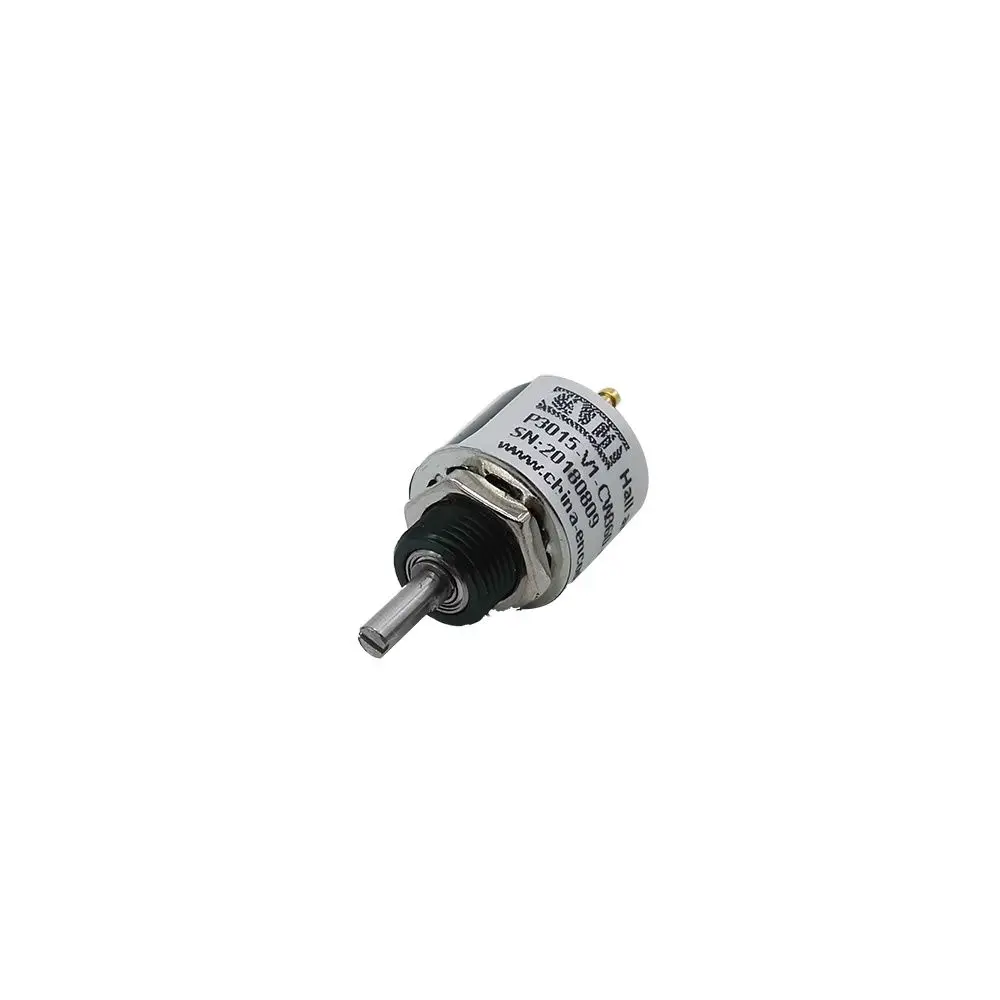 CALT ミニホール角度センサ 5V DC 360 度測定センサーアルミニウム非接触ポテンショメータ 0-5 12V 3 ピンアウト P3015-V1-CW360