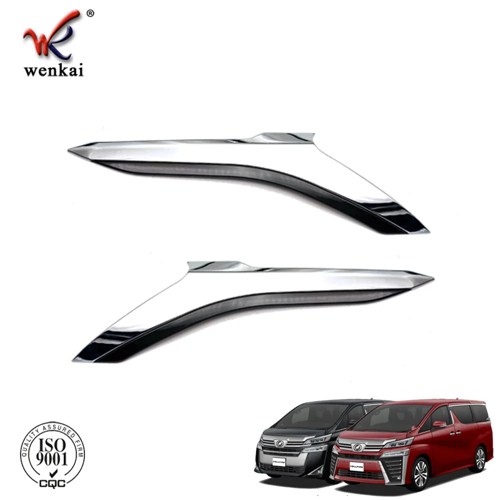 For Toyota Alphard Vellfire 2016-2019 Front Lamp Light Trim Garnish Car Accessories Products