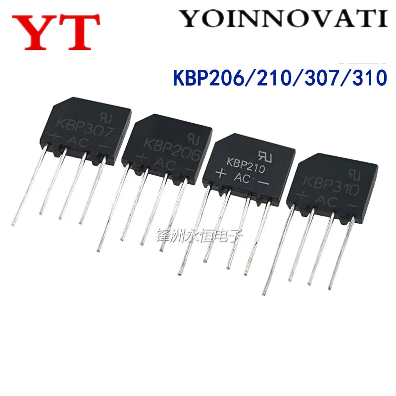 20pcs=4value*5pcs KBP206/210/307/310 DIP-4