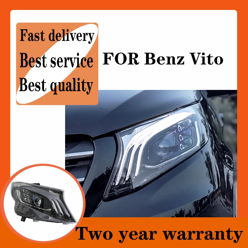 Car Styling Head Lamp for Benz Vito Headlights 2016-2020 New Vito  LED Headlight LED DRL Hid Bi Xenon Auto Accessories