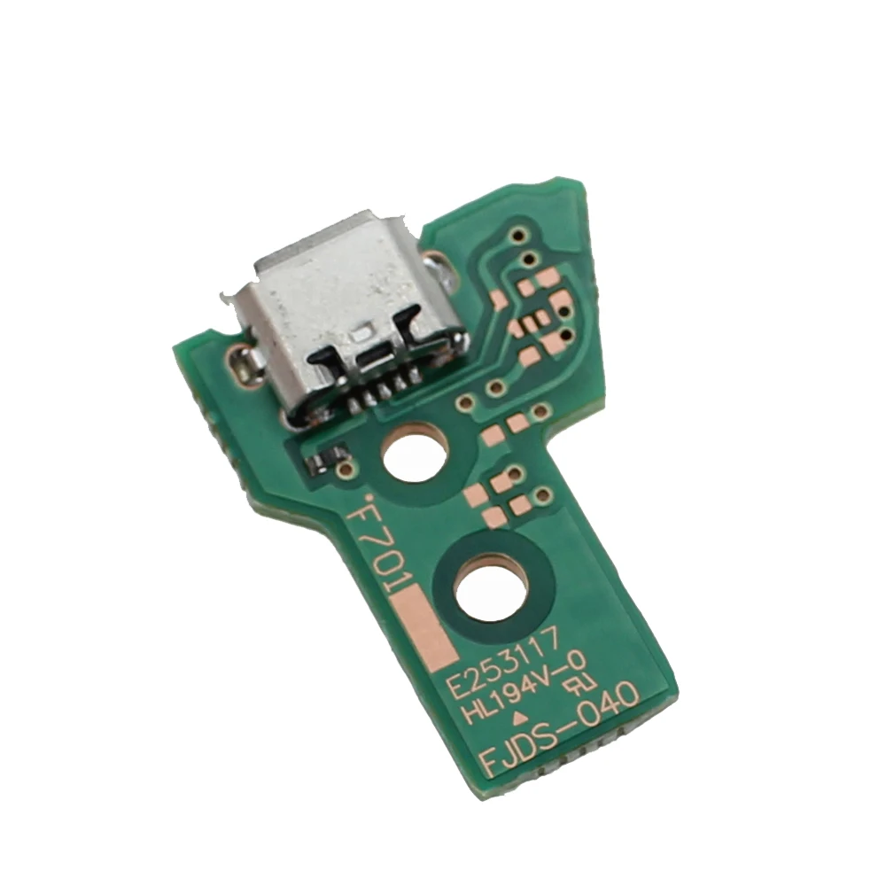 ل PS4 تحكم مايكرو USB شحن المقبس لوحة دوائر كهربائية JDS-040 JDM 040 JDS 040 040 12 دبوس كابل ميناء #3