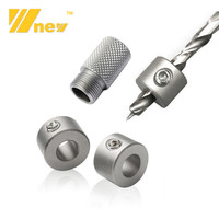 Woodworking Drill Bits Limit Rings 4-15mm Doweling Jig Drill Sleeve Drilling Bushing Round Dowel Depth Drill Stop Collars Ring