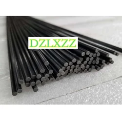 2pcs black glass fiber Rod 8mm/8.5mm/9.5mm/10mm/12mm/12.7mm/15mm/16mm/20mm/25mm Fiberglass rod Lenght 500mm