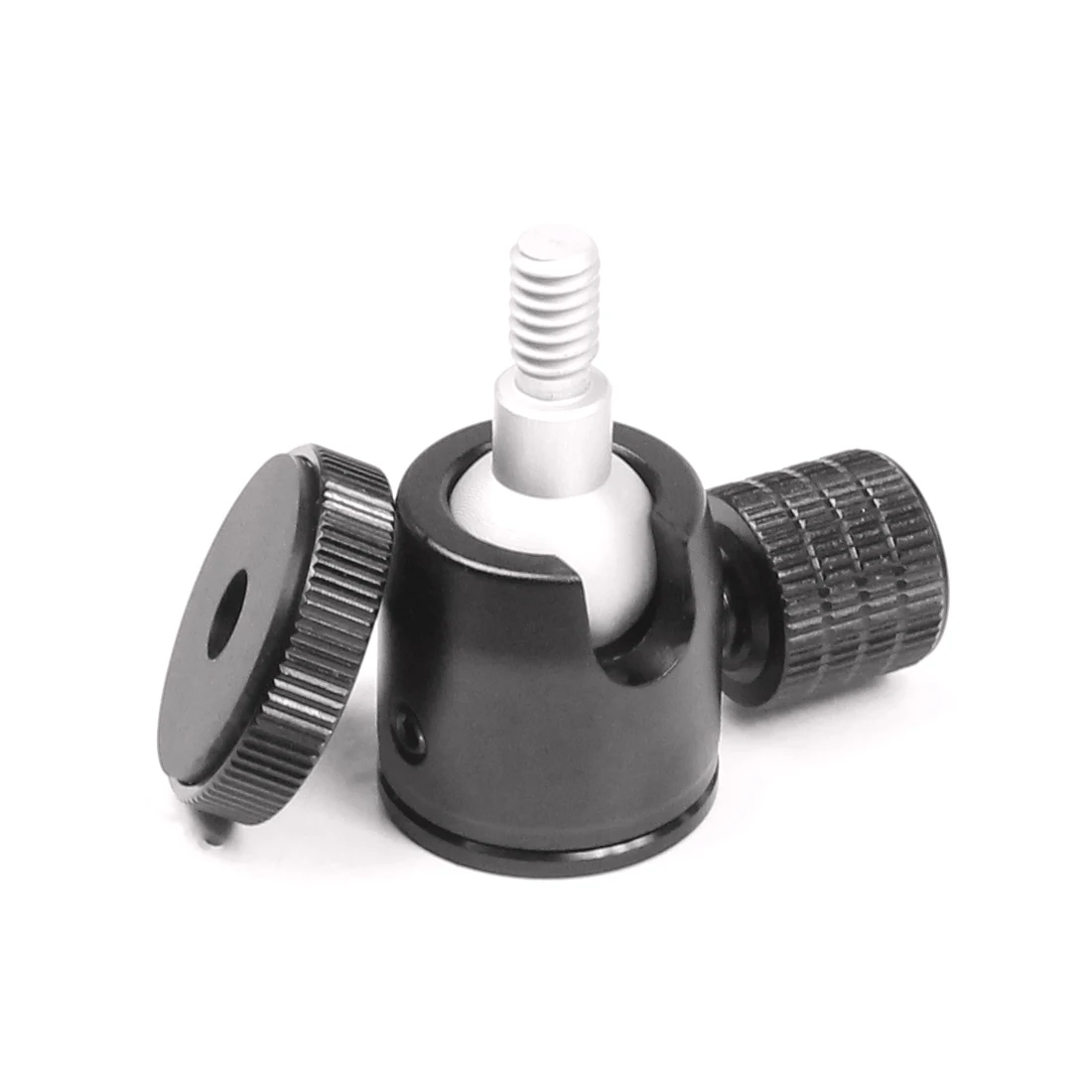 Trépied Mini rotule pivotant 360, bouton de verrouillage à vis 1/4, pour appareil Photo DSLR, monopode, support de lampe Flash, accessoires vidéo et Photo