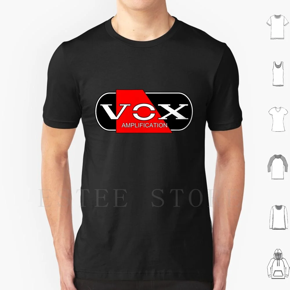 Cool Vox T Shirt DIY Big Size 100% Cotton Vox Amplifier Amplification Amp Guitar Pedal Music Sound Musician Electric Bass