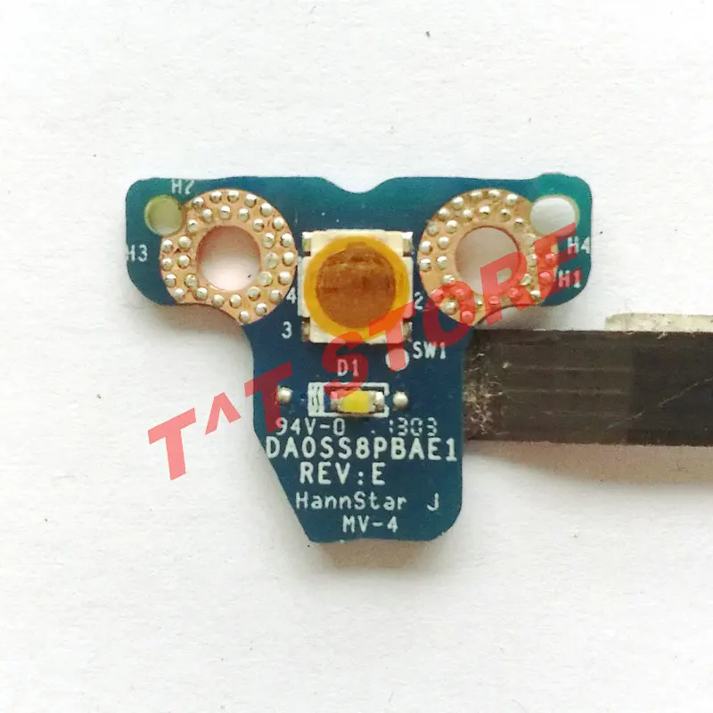 Original For Dell XPS 15Z L511z Power Button Board W Ribbon Cable Assembly DA0SS8PBAE1 Test Good Free Shipping