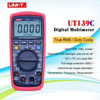 UNI-T Digital Multimeter UT139A UT139B UT139C True RMS Meter Handheld Tester 6000 Count Voltmeter Temperature Tester Meters