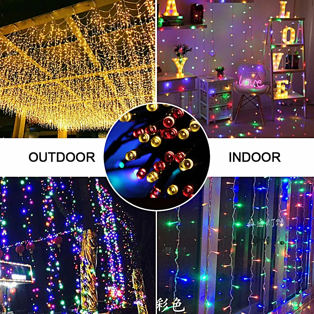 100 Leds Solar Power Fairy Light LED String Lamp Party Halloween Christmas Garden home Decor Outdoor Solar Powered String