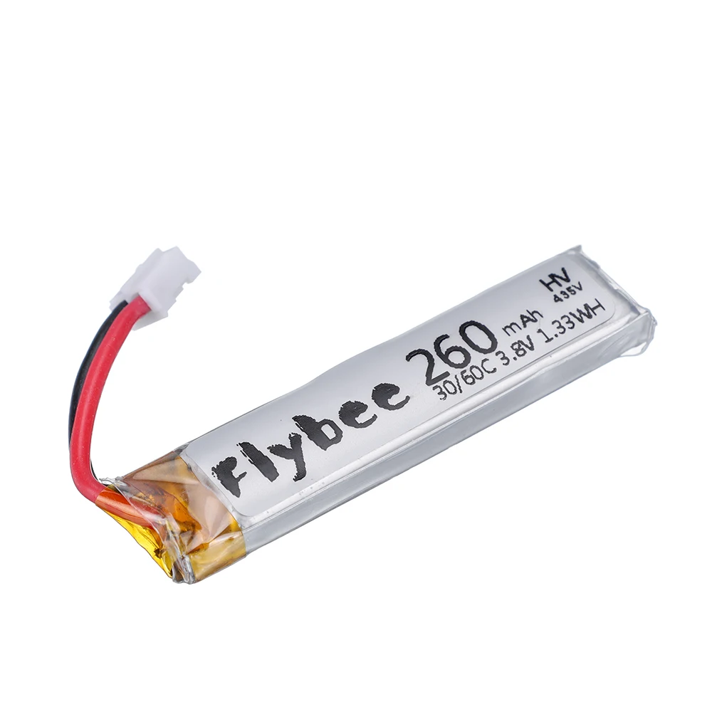 3.8V 260mAh 1S 45/90C LiPO Battery PH2.0 Plug Connecor for US65 UK65 QX65 for Mobula7 Drone FPV Part toy part battery