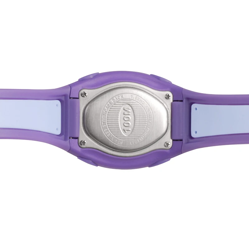 Reloj deportivo Digital con luz LED para mujer, cronómetro con alarma y movimiento japonés FK, resistente al agua hasta 100m, color dorado, ideal