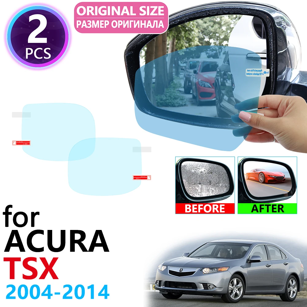

Для Acura TSX CL9 CU2 2004 ~ 2014 полное покрытие зеркало заднего вида противотуманная непромокаемая противотуманная пленка автомобильные аксессуары 2006 2009 2011 2013