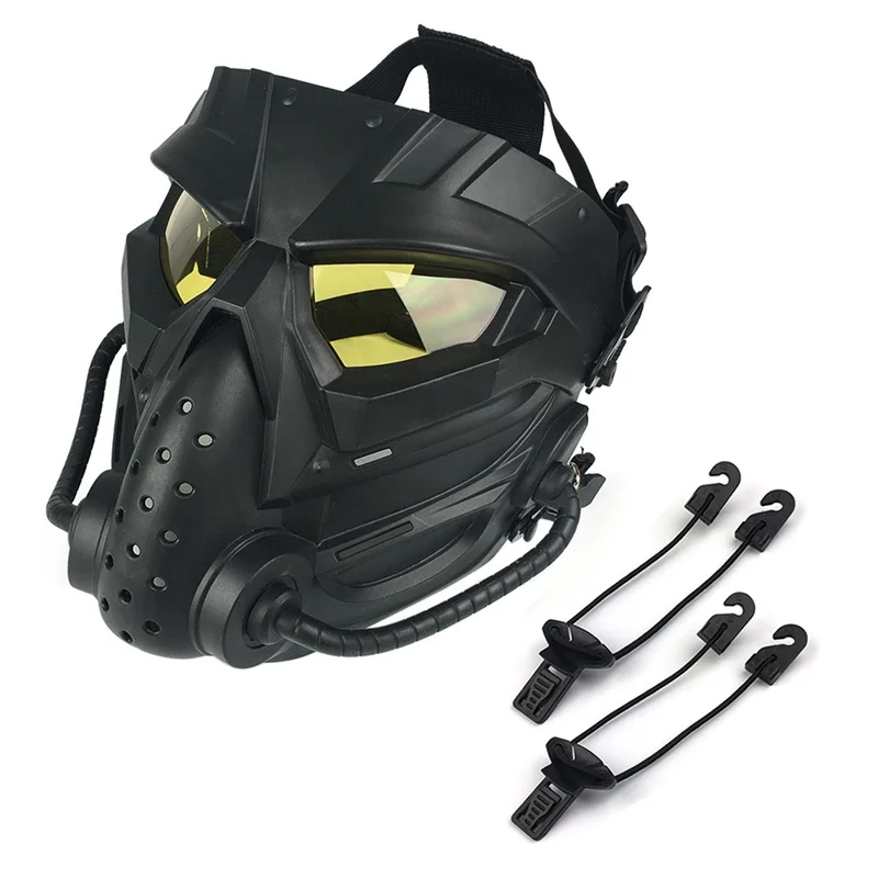 Máscara facial táctica Airsoft, Cráneo, juegos de Paintball, CS, campo, máscara de cara completa, caza, militar, ciclismo, protección para la cabeza