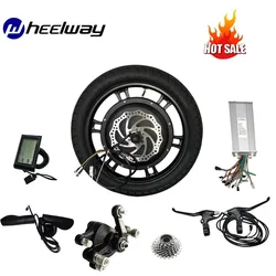 Kit motore mozzo BLDC per bici elettrica, trasmissione anteriore e posteriore, freno a disco, Scooter elettrico, motore da 16 pollici, 48V, 500W, 1000W