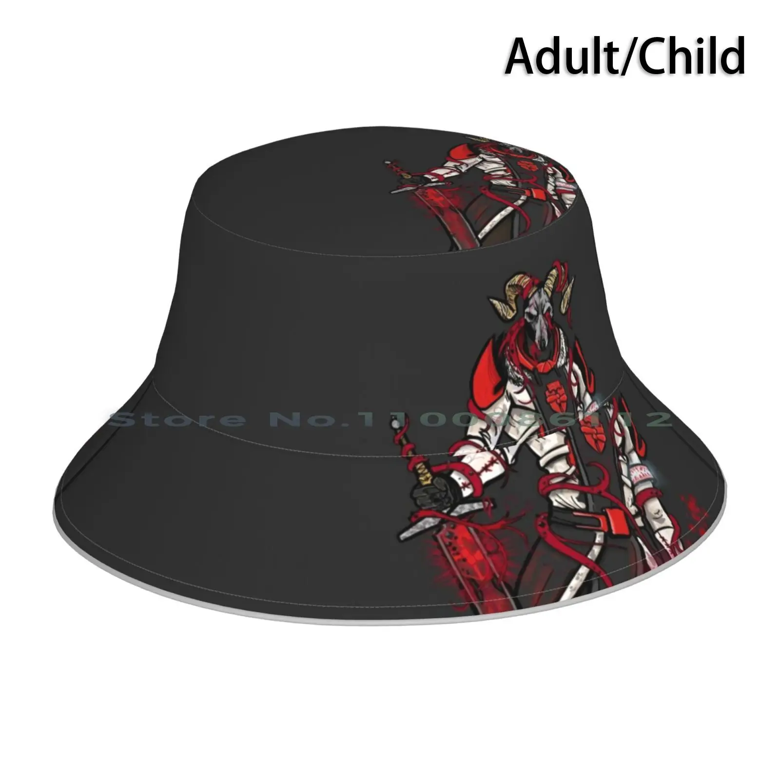 Infected Lock Bucket Hat Sun Cap Koboneart Warlock Fan Art Destiny 2 Video Game Art Foldable Outdoor Fisherman Hat