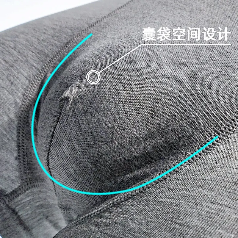 Calzoncillos Bóxer informales para hombre, ropa interior transpirable, térmica, 4 unidades por lote