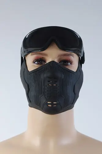 Masque de Cosplay de Soldat d'Hiver en Latex, Accessoire de ixd'Halloween, Livraison Rapide