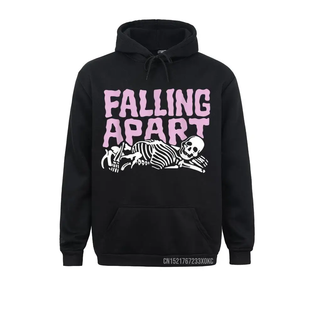 SKELETON FALLING APART FUNNY GIFT Hoodie Women Long Sleeve Hoodies Classic Winter Sweatshirts Fashionable Hoods 2021 New