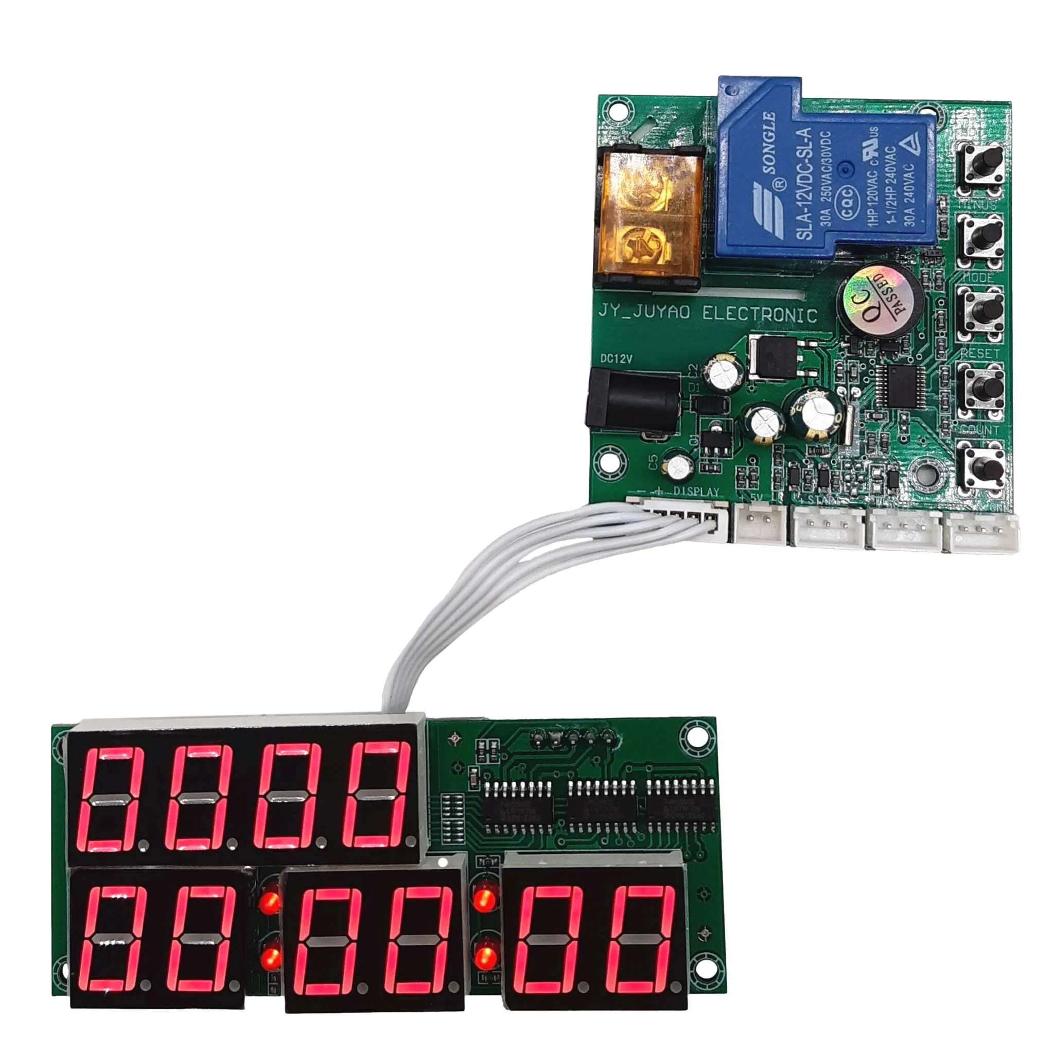 JY-30 1 Channel Balance Remainding Time Display Coin Operation Timer Control Board PCB 15A Relay Control Power Switch