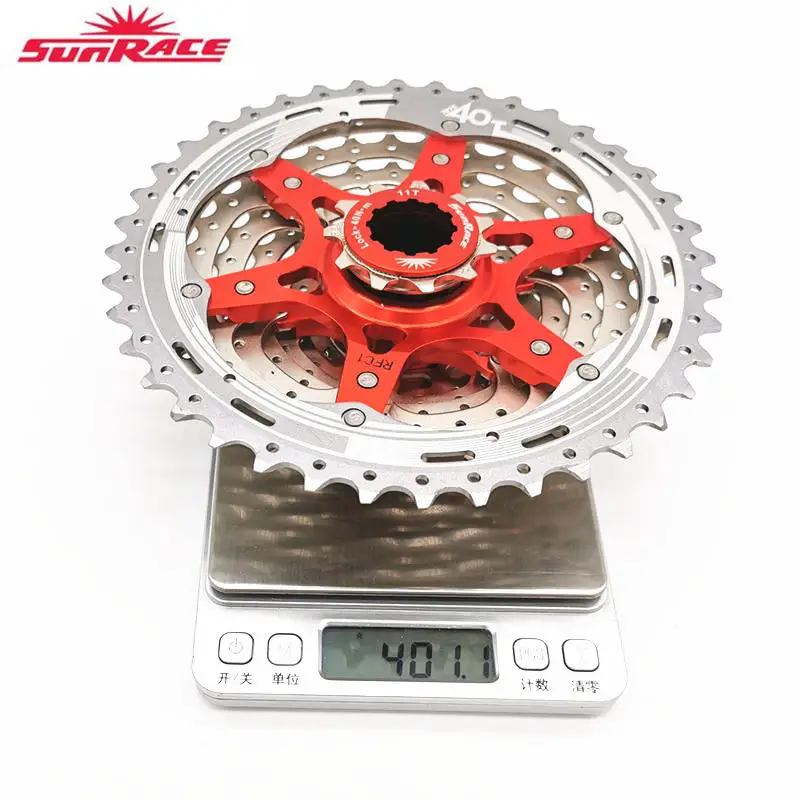 SunRace 10 Speed CSMX3 CSMS3 11-40T /42T/46T / 51T Bicycle Freewheel Wide Ratio bike Mountain Bicycle Cassette Tool MTB Flywheel