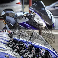 Motorcycle Sport Windshield WindScreen Deflector Visor Viser For YAMAHA YZF-R15  V3.0 2017-2019 YZF R15 V3 17'-19' Double Bubble