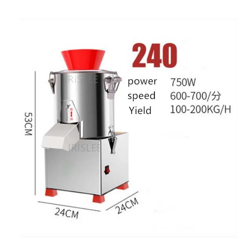 New 160 Commercial Household Electric Vegetable Chopping Machine Dumplings Vegetable Stuffing Machine 220V 250W 50-100kg / h
