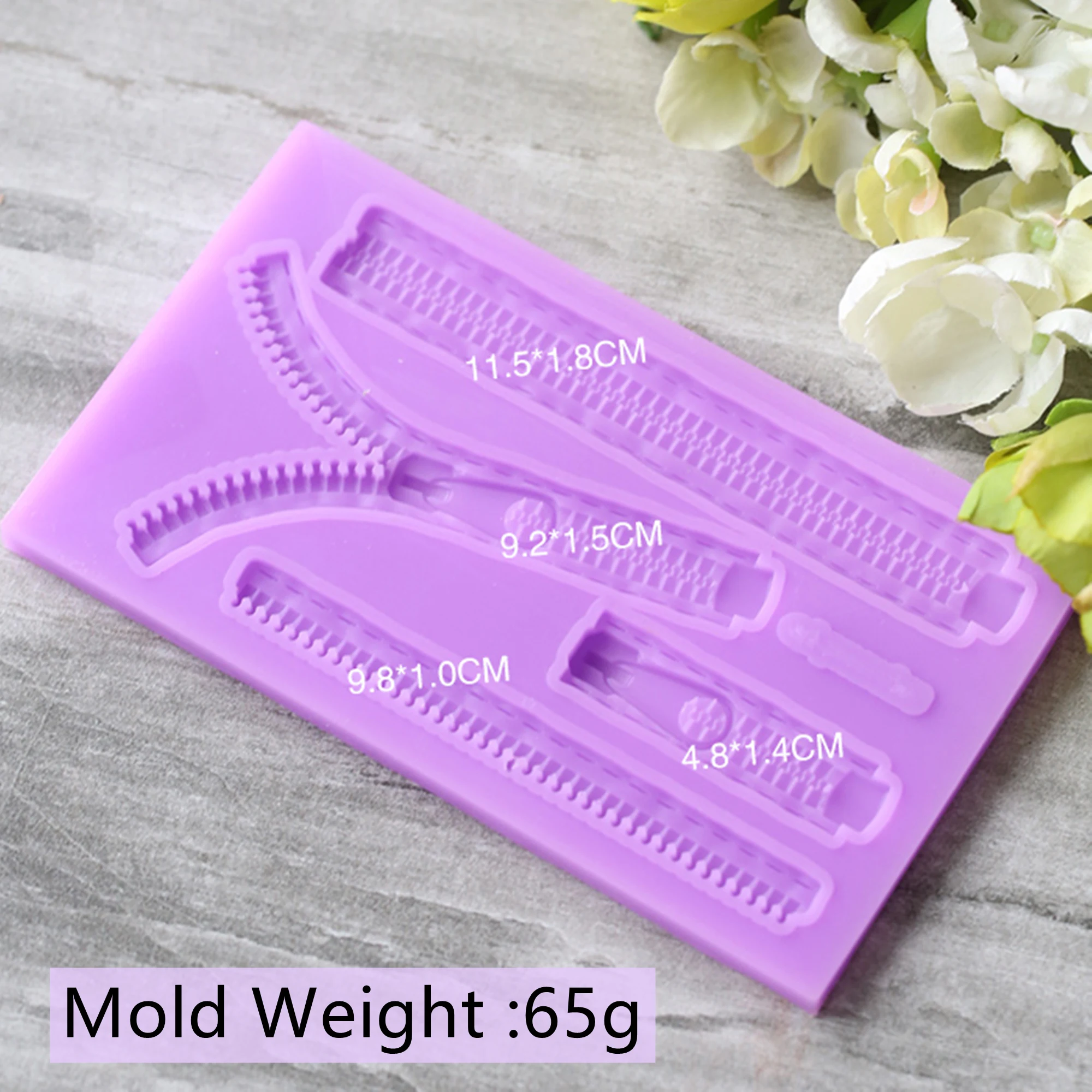 Zipper Shape Fondant Cake Silicone Mold Chocolate Candy Molds Cookies Pastry Biscuits Mould Cake Decorating Baking Tools