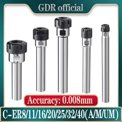 ER Nối Dài Cần C8 C10 C12 C16 C20 C25 C32 C40 ER8 ER11 ER16 ER20 ER25 ER32 ER Collet Chuck phay CNC Kéo Dài Thời Gian Công Cụ Tàu Sân Bay