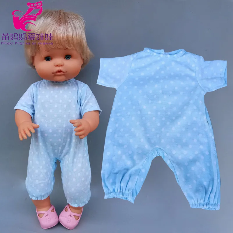 40cm Bebe Doll Clothes for 16-inch Nenuco Winter Plush Suit Ropa Y Su Hermanita Doll Rompers Accessories
