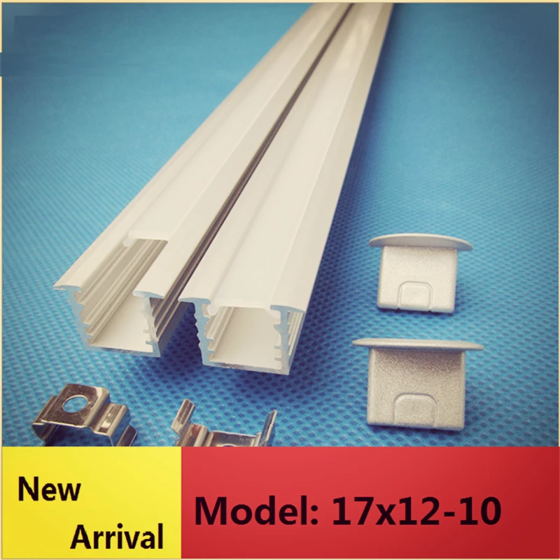 

10-30pcs 40inch 1m aluminium profile,kitchen cabinet wardrobe embedded light,10mm tape slim built in led light profile