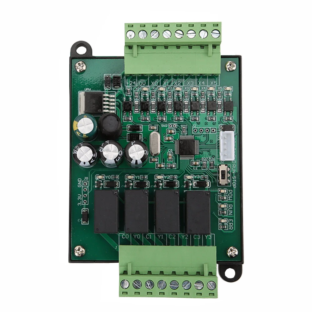 Imagem -04 - Módulo de Relé Industrial Programável da Placa de Controle do Controlador Fx2n10mr 32-bit da Lógica do Plc com Usb ao Cabo de Ttl para Mitsubishi