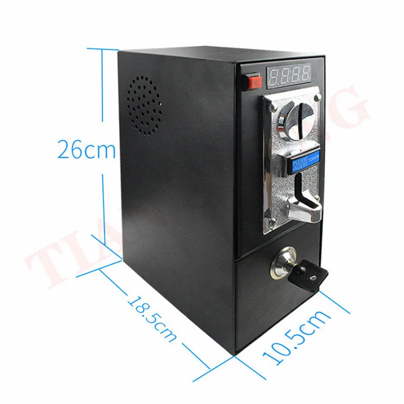 

Coin operated Timer Control Board Power Supply box with multi coin selector acceptor washing machine massage chair timer board