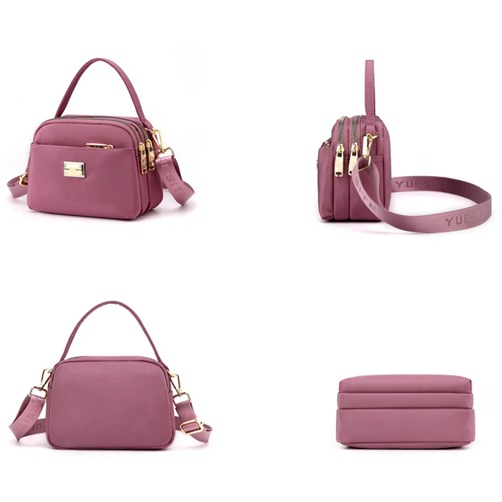 Mini Bolsos De hombro De diseño para Mujer, bolso cruzado multifuncional informal De nailon De alta calidad, Bolsos De viaje para Mujer