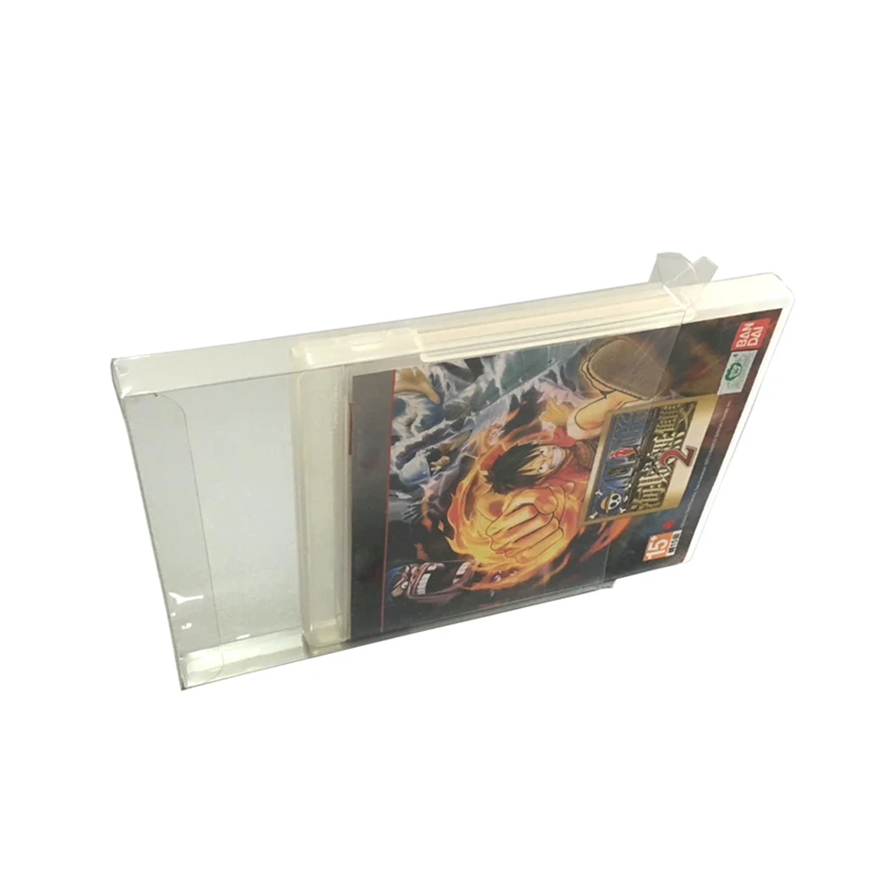 Clear transparent box For PS3  game card  collection display   storage  PET  protective box
