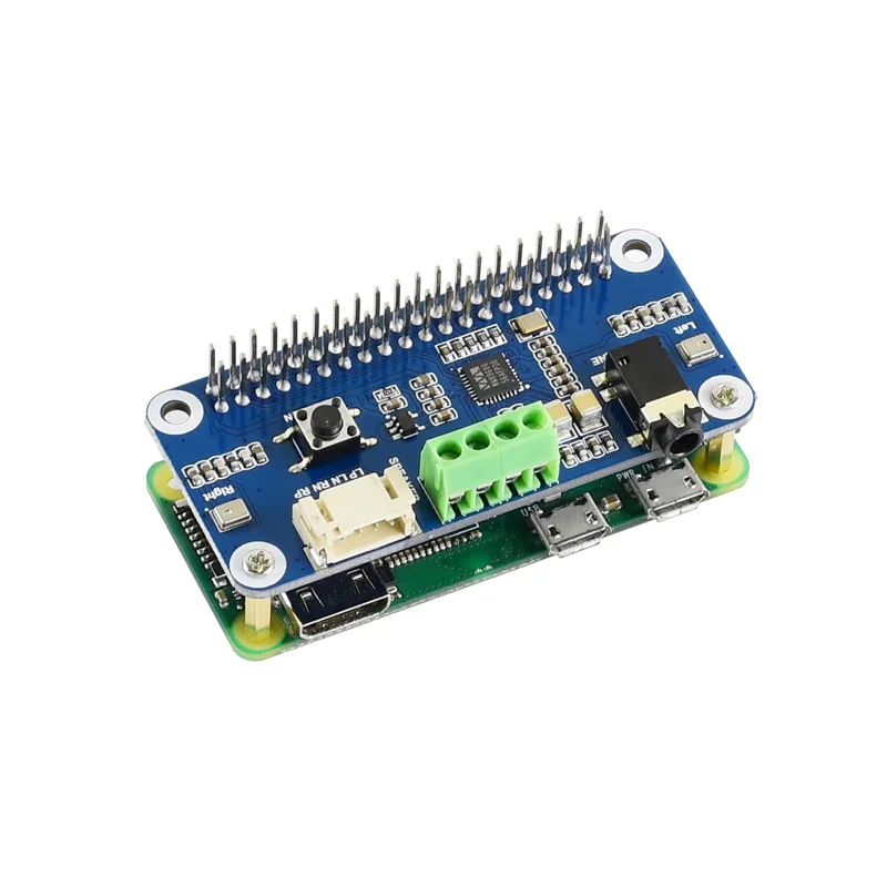 ラズベリーパイのために4/3B + Wm8960オーディオモジュール拡張ボードステレオ · コーデックスピーカー小型スピーカー