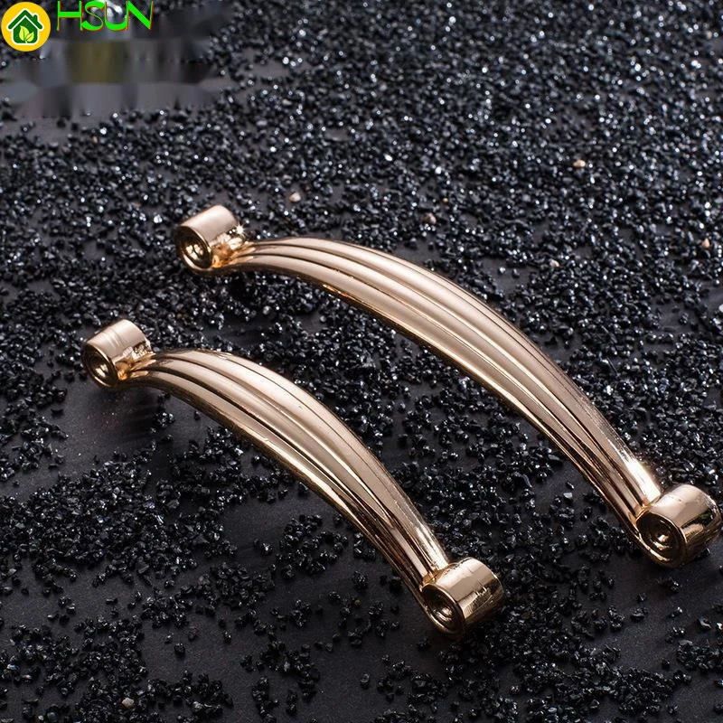 European simple door handle Chinese antique solid wardrobe handle modern drawer handle