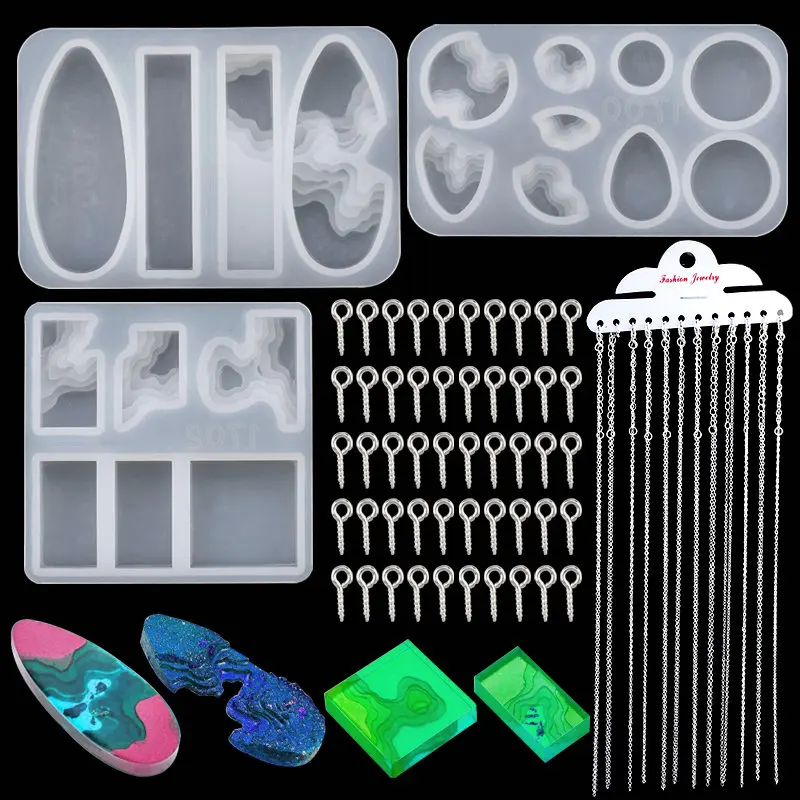 

3D сращивание острова, горные формы, силиконовая форма из смолы, кулон, инструменты для литья, ремесло, изготовление ювелирных изделий, сделай сам, форма для эпоксидной смолы, прозрачная