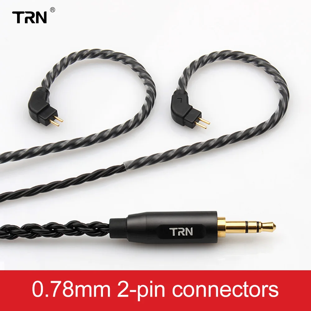 TRN A3 6芯高純度銅イヤホンアップグレードケーブル 3.5mm MMCX/2ピン