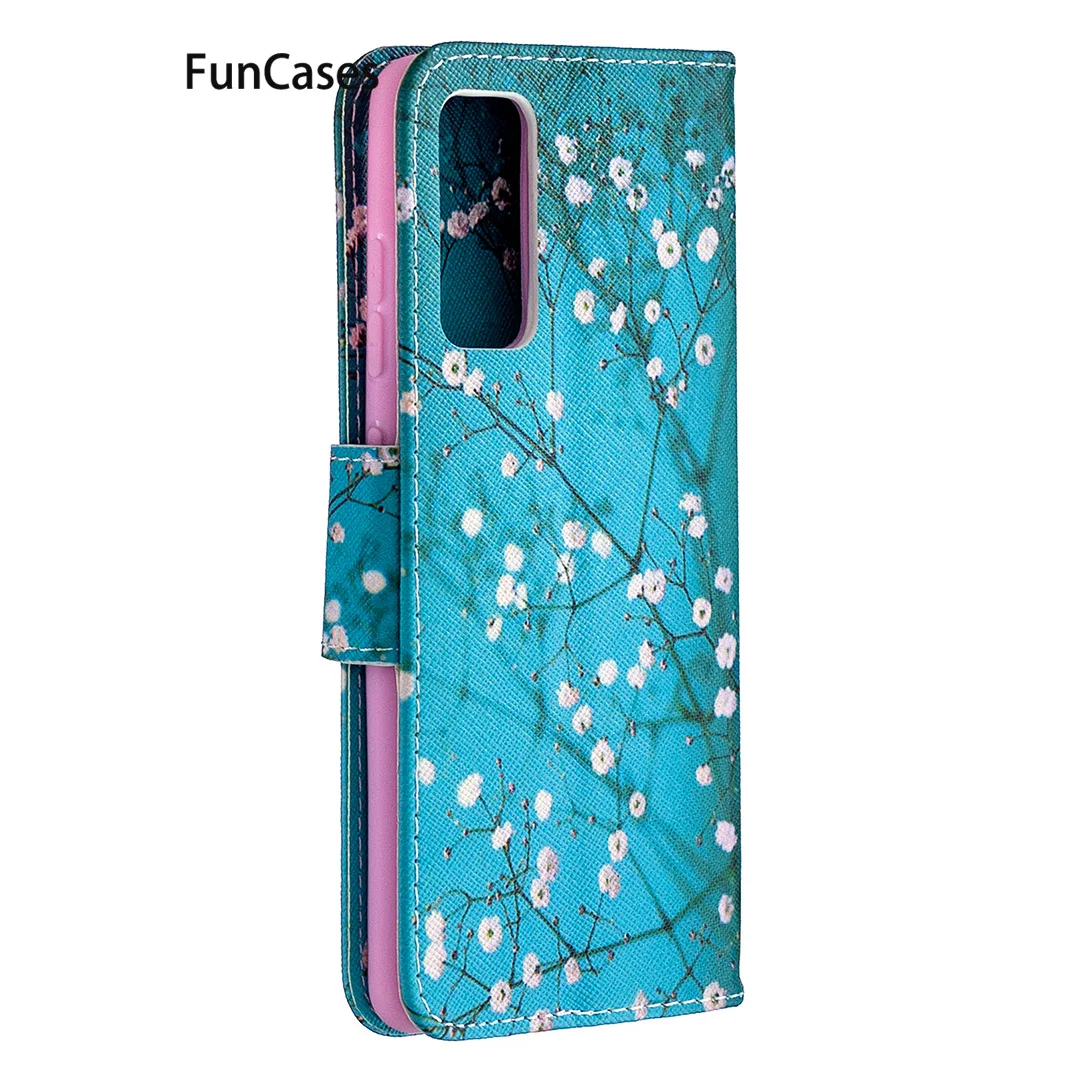 Sun Flower Cases For Samsung A51 Galaxy A30S S20FE S20 Plus Note 20 A50 Ultra A50S 10 Pro A30 A31 Lite Book Flip Phone Shell