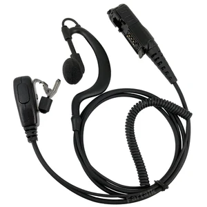 Motorola -Mikrofon -Headset, Bidirektional Funk Headset, DP2400, DP2600, XIR P6600, P6608, P6620, E8600, MTP3150, MTP3500 10 Hauptverkaufs -Headset mit Motorola Draht - №10