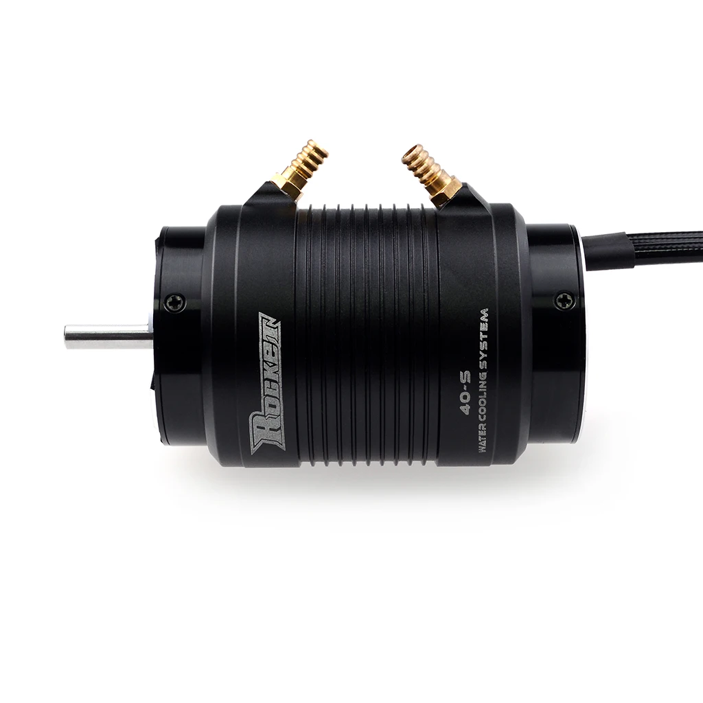 Rocket 4074 1700KV 2000KV 2250KV 4P Brushless Motor W/40-S Cooling JacketสำหรับM41 Catamaran Spartan 1000มม.(ด้านบน) RCเรือ